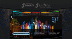 Desktop Screenshot of ginettegendron.com